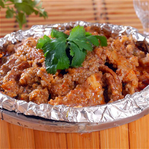自制微波炉蒸牛肉