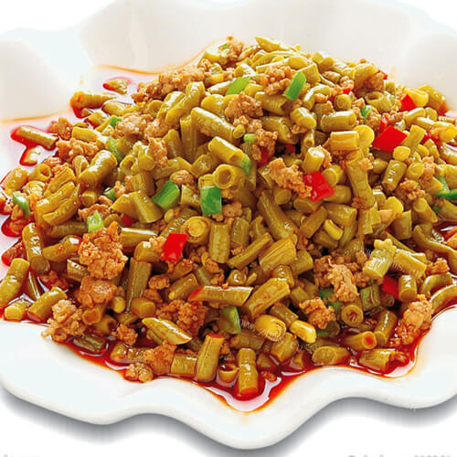 简单快捷的豆角炒肉