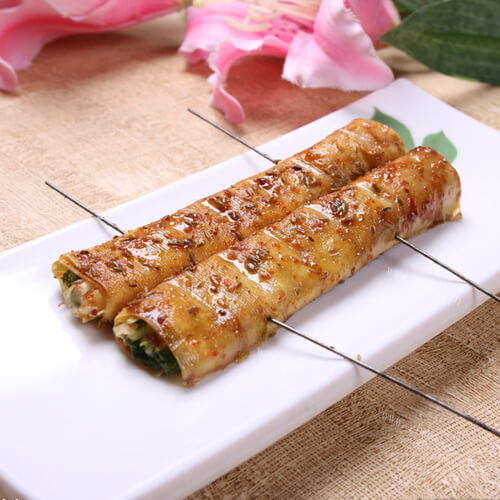美味烤箱烤干豆腐卷