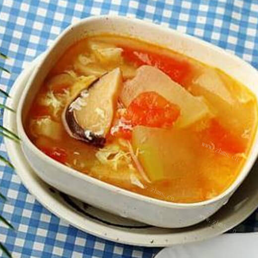 特爱西红柿鸡蛋炒冬瓜