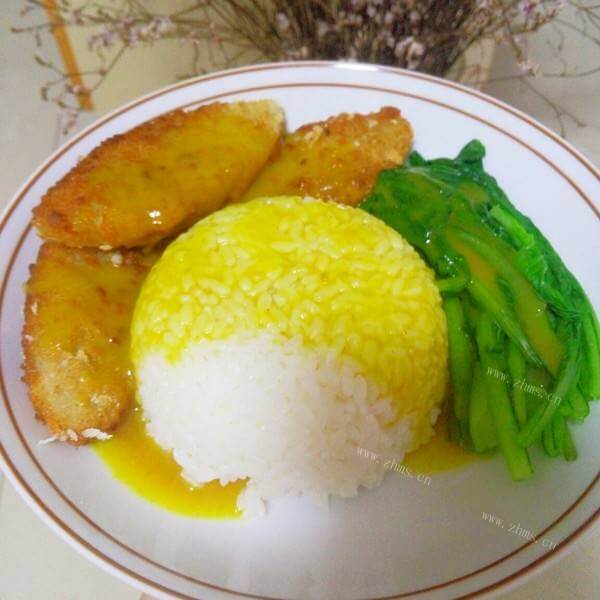 营养的深海鳕鱼咖喱饭