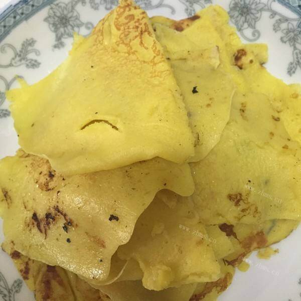 甜蜜蜜甜玉米香蕉蛋饼