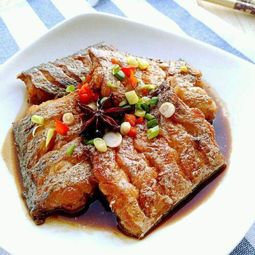 美味的红烧针梁鱼