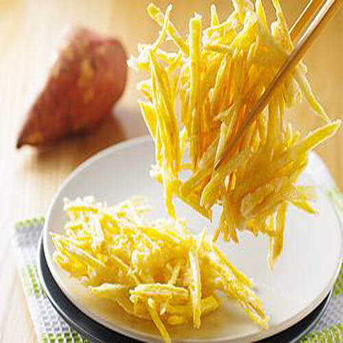 家常炸地瓜丝