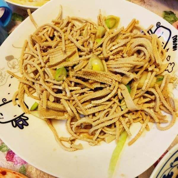好吃的金针菇拌豆腐丝