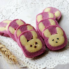 可爱紫薯兔子曲奇