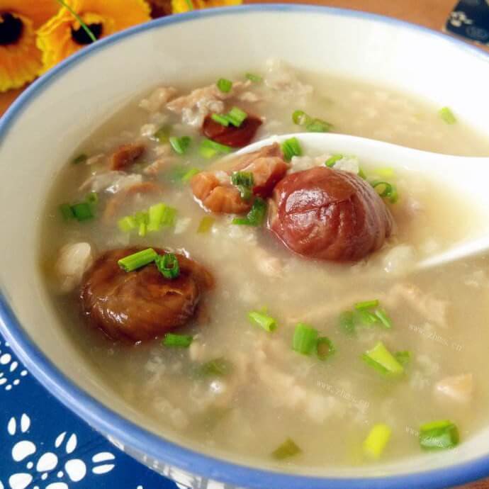 好喝的板栗瘦肉粥