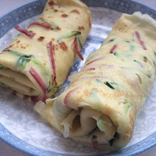 好吃的青瓜蛋饼