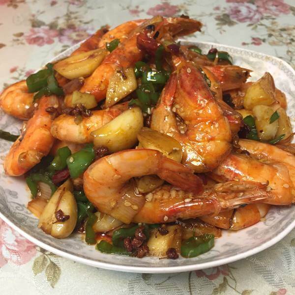 美味玉米奶酪香辣虾