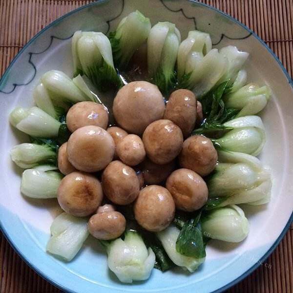 美味的烧口蘑