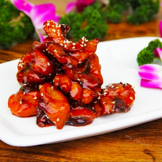 美味的炸香酥鱼片