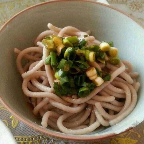 美味的土豆泥拌莜面