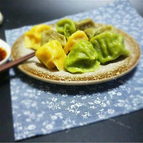 教你做彩色饺子皮 