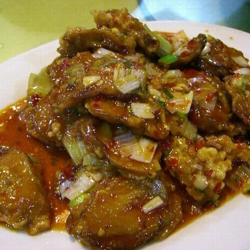 简单上手的鱼香茄饼的做法