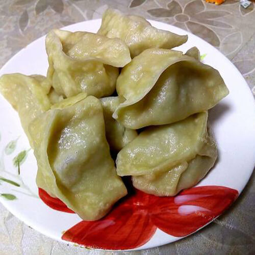 好吃的白菜肉馅蒸饺