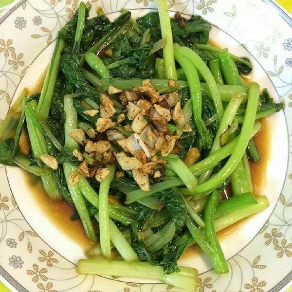好吃的蚝油蒜香菜心