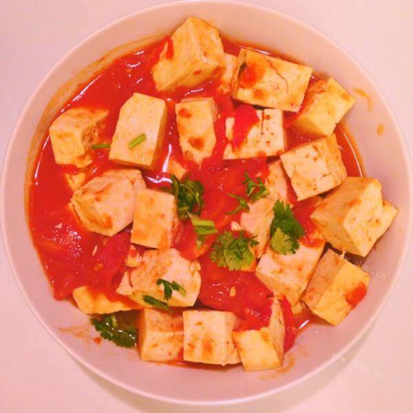 美味的蕃茄豆腐