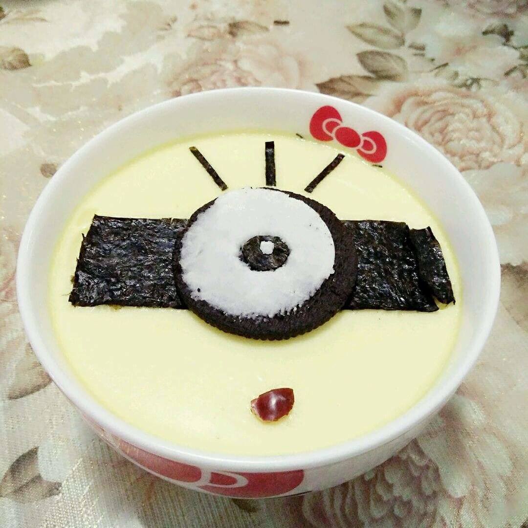 可爱小黄人鸡蛋羹