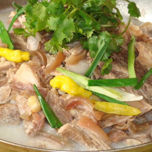 美味的白胡椒清炖羊肉
