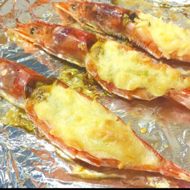 鲜嫩醇香芝士焗阿根廷红虾