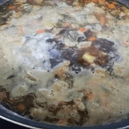 美味的羊肉汤面做法图解8)