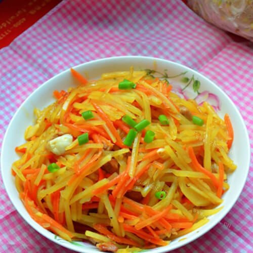 美味的清炒双丝