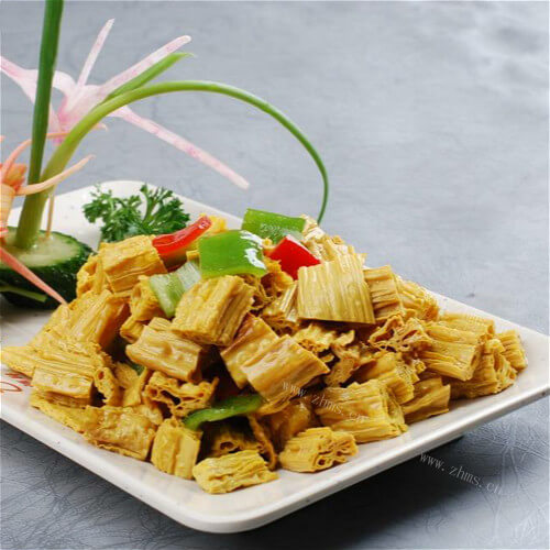好吃的翡翠炒腐竹