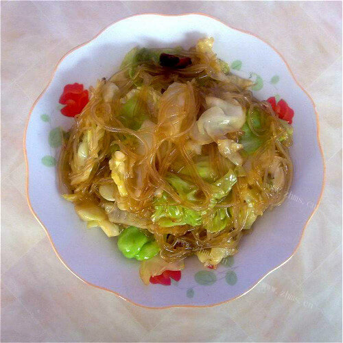 简易油激包菜丝