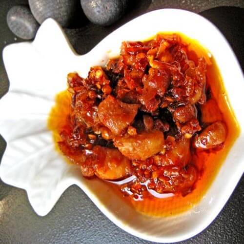 好吃的豇豆土豆辣椒酱菜
