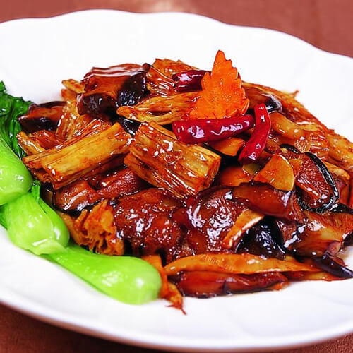 家乡腐竹焖香菇焖花肉