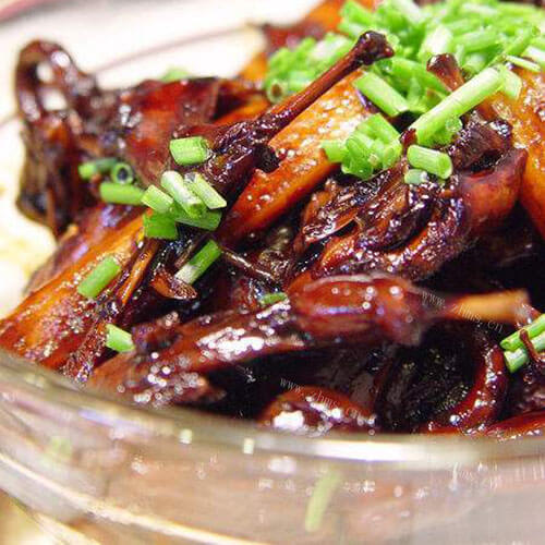 美味黑椒牛肉浇年糕