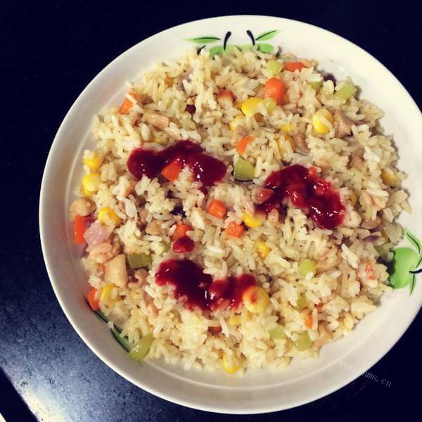 美容养颜枸杞玉米茬子米饭
