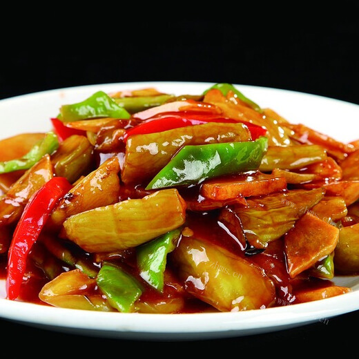 好吃地三鲜盖浇饭