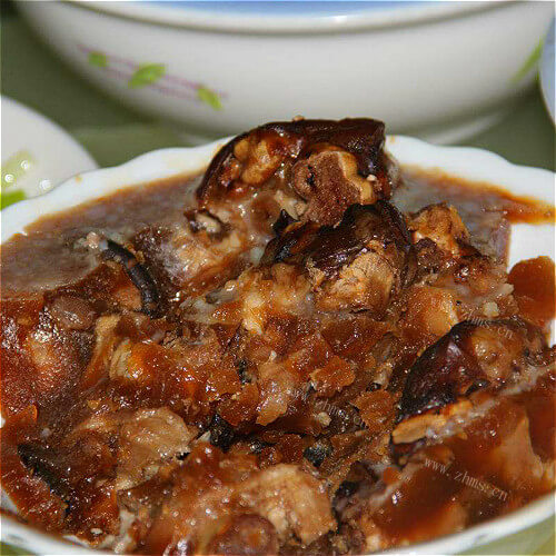 美味的猪蹄冻肉