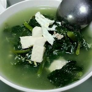 好喝的豆芽豆腐菜苔汤
