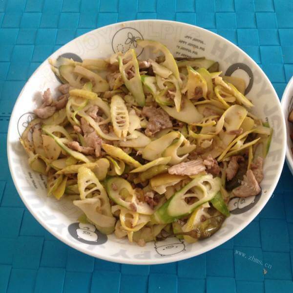 美味的小竹笋煎蛋
