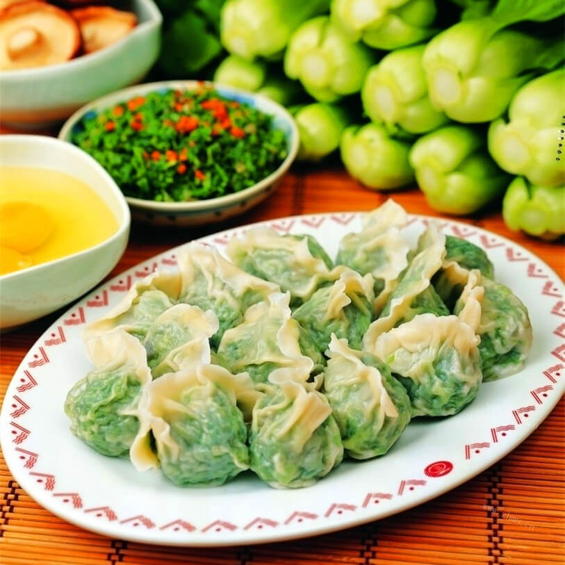 香甜的韭菜鸡蛋虾米水饺