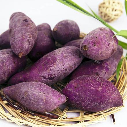美味的豆粉紫薯两吃