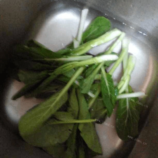 家常菜炒菜心做法图解1)