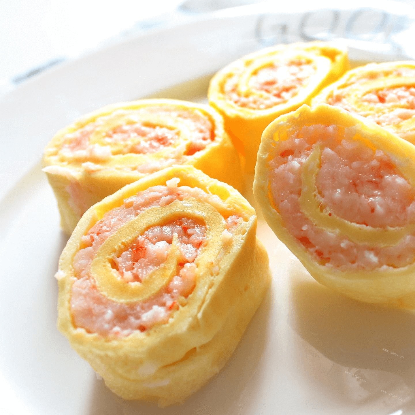 家常鲜虾鸡蛋卷
