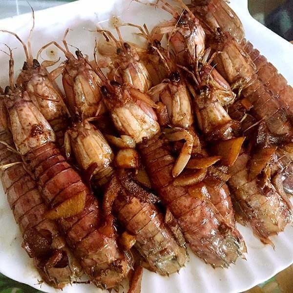 美味蒜辣皮皮虾