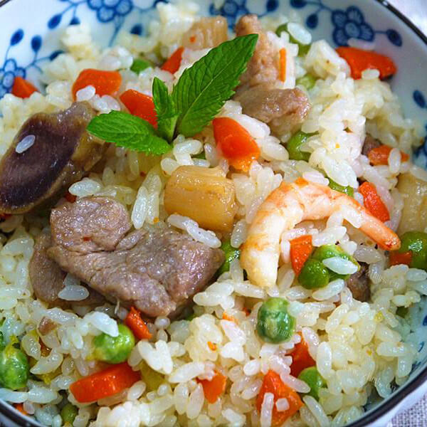 好吃的私房豌豆饭