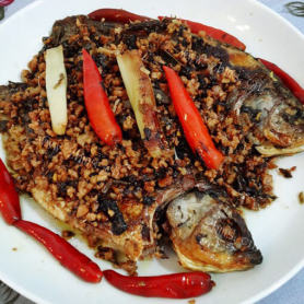 鲜美的雪菜臊子鱼