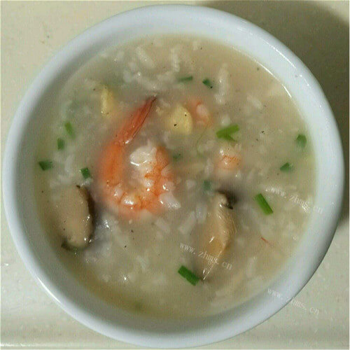 最爱的鲜带鲍鱼杂粮粥