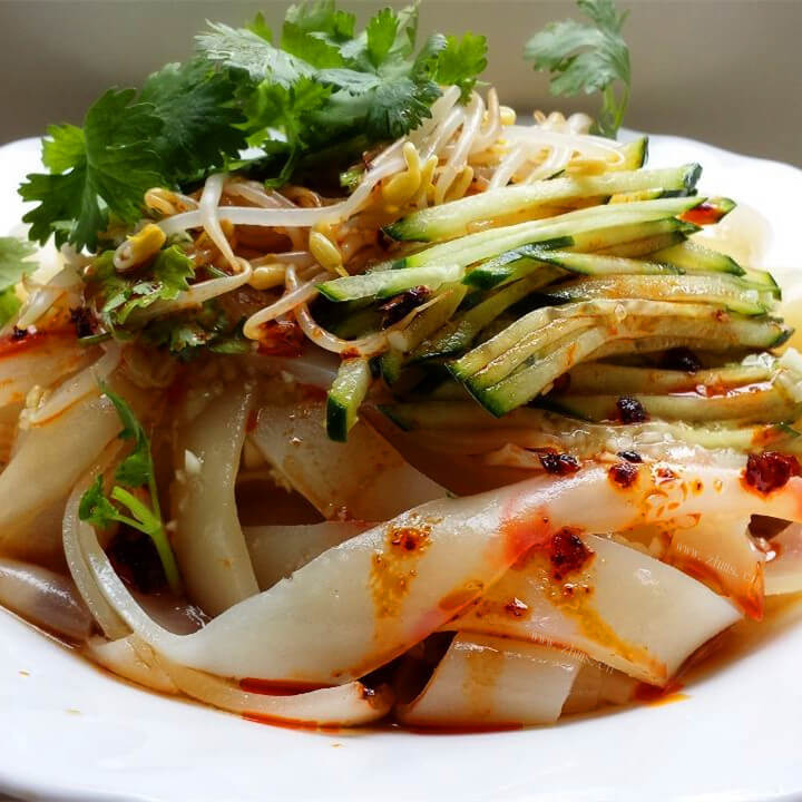 好吃的简版凉皮