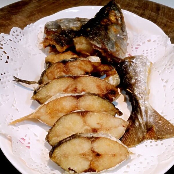 美味的香辣马鲛鱼