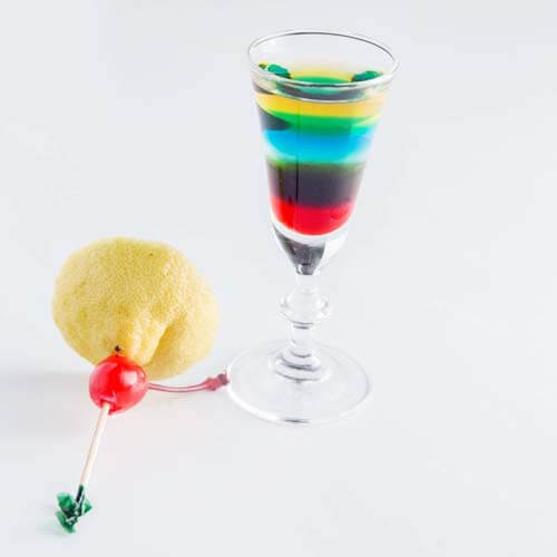 快捷彩虹鸡尾酒