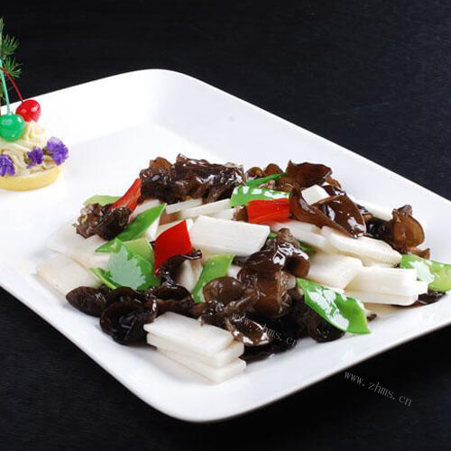 新鲜的茄汁山药木耳#新鲜从