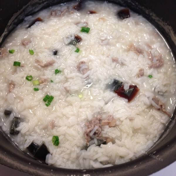 私房美食枸杞瘦肉粥