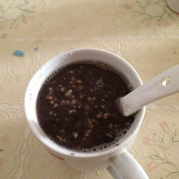 营养益智山药黑米糊